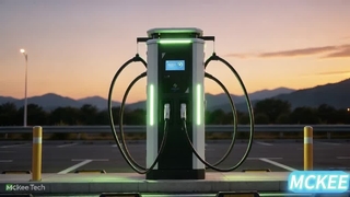 شاحن سريع DC EV مع شاشة لمس 10 بوصة