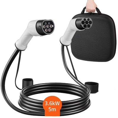 سعر جيد نوع 2 إلى نوع 2 كابل شحن EV 16A 220V 5M كابل شحن سيارة EV الانترنت
