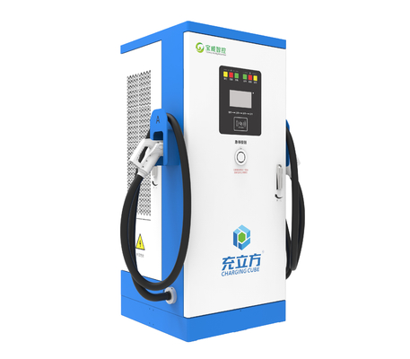سعر جيد IP55 تبريد الهواء 60KW DC شاحن سريع مع بندقية مزدوجة كفاءة عالية الانترنت