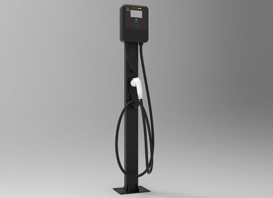 11 كيلوواط AC EV شاحن بطاقة السحب نوع1 نوع2 التجارية العامة أرضية تركيب