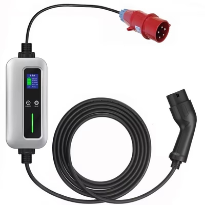 شاحن الكهرباء المحمول 3 المرحلة 11kw مكون شحن منينكس النوع 2 داخل الطائرة