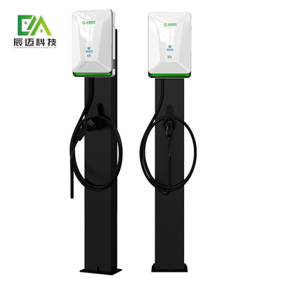 سعر جيد 50 هرتز 7 كيلوواط Gb / T علبة الحائط مربع شاحن EV 220v شاحن السيارة الكهربائية الانترنت