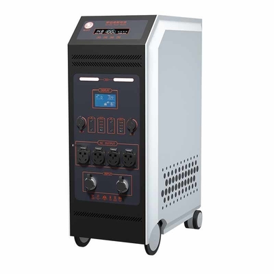 طاقة شاحن الكهرباء المحمولة 6000Wh طاقة الطاقة 220V مخرج MPPT 3 ساعات