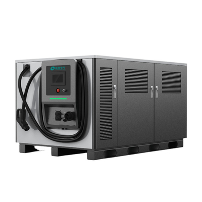 120 كيلوواط CCS2 شاحن سيارة EV المحمول 161 كيلوواط بطارية LiFePO4 ذات سعة عالية داخل