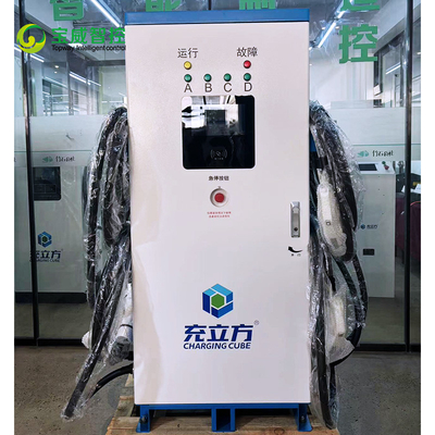 120KW/160KW مركز شحن مركبات كهربائية متكامل متعدد الأسلحة / أربعة أسلحة DC