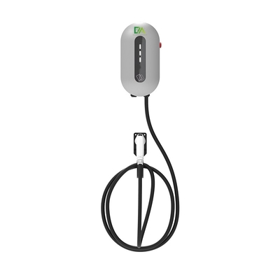 الرئيسية 22 كيلوواط فضة محطة شحن للسيارات الكهربائية على الجدار EV GBT 7KW 11KW محطة شحن للسيارات الكهربائية