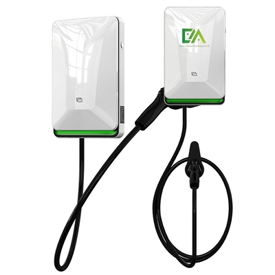 7KW 11KW 22KW 32A اللؤلؤ الأبيض المنزلي الحائط المثبت للسيارات الكهربائية كومة شحن