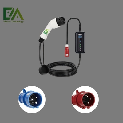 شاحن السيارة الكهربائية 32A 7Kw مستوى 2 شاحن محمول