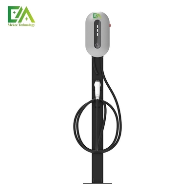 سلسلة Angel Silver Angel 7KW / 11KW / 22KW مركبة كهربائية عمودية AC كومة شحن للاستخدام التجاري المنزلي