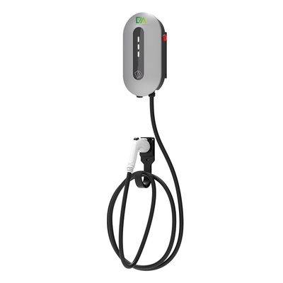 AC 7kW 11kW 22kW شاحن EV محطة شحن على الحائط CE Type-2 Type-1 Socket Public Ocpp كومة شحن المركبات الكهربائية