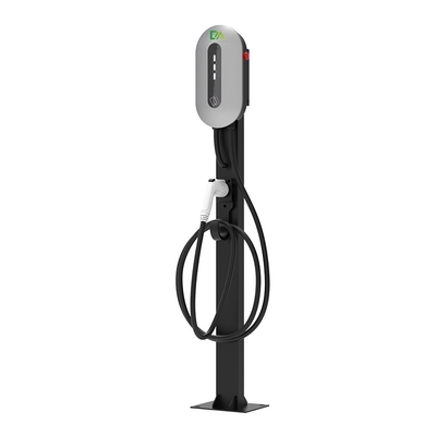محطة شحن AC الشاحن الجداري 7kW 11kW 22kW محطة شحن AC EV Wallbox محطة شحن CE Type-2 Socket Public Ocpp كومة شحن المركبات الكهربائية