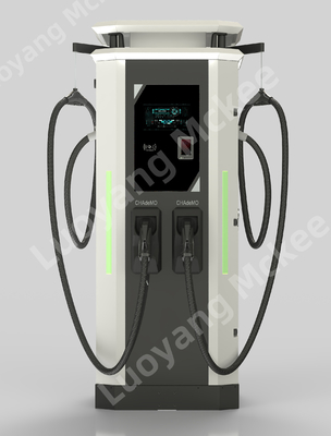 120 كيلوواط DC كومة شحن سريع مع شاشة LCD محطة شحن تجارية DC EV