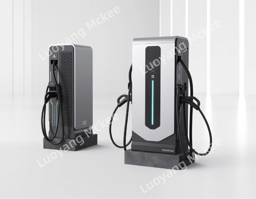كومة شحن ثابت 120 كيلوواط طاقة عالية متوافقة مع معايير CCS2/CHAdeMO/GB الوطنية دعم التشغيل والصيانة على مدار 24 ساعة