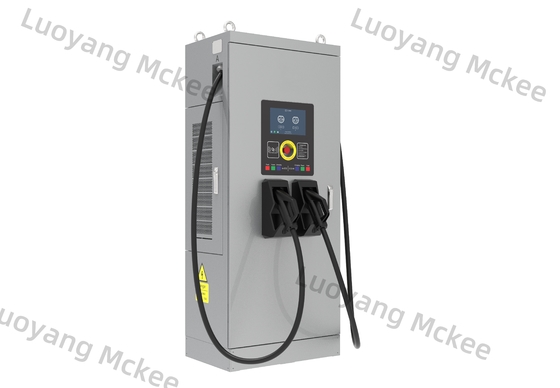 120KW DC EV شاحن محطات شحن نوع 2 380V محطة شحن سريعة الأوروبية قياسية 3 مراحل مع OCPP