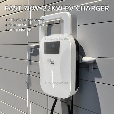 سعر جيد 7KW Smart Modular Design AC EV Charger مع مراقبة عن بعد وأوضاع شحن متعددة محطة شحن Wallbox الانترنت