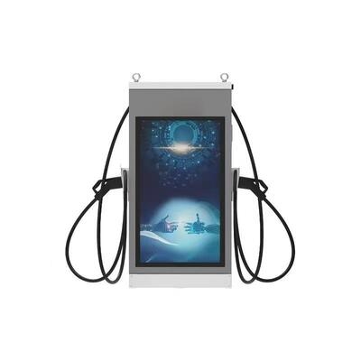 سعر جيد محطة شحن سيارات كهربائية DC بقدرة 160 كيلو واط مبردة بالهواء IP54 مزودة بشاشة إعلانات تعمل باللمس مقاس 10 بوصات 4G Ethernet WIFI APP OCPP1.6J للاستخدام في مواقف الطرق السريعة والأسطول التجاري متصل