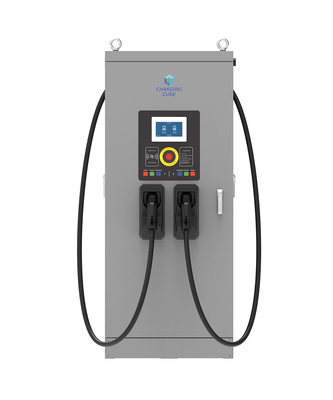 محطة شحن سريعة ذات شاشة لمسة 7 بوصات 60 كيلوواط لسلسلة الثلوج الصغيرة DC EV شاحن IP54 تبريد الهواء OCPP1.6J محطة شحن سريعة لشاشة لمسة 7 بوصات لمواقف السيارات على الطرق السريعة تطبيقات الأسطول التجاري