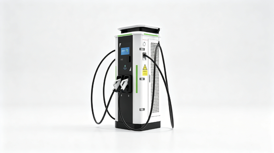 سعر جيد IP54 تبريد الهواء OCPP1.6J شاشة لمسة 10 بوصة سلسلة White Dew DC EV Charger 60kW محطة شحن سريعة لمواقف السيارات على الطرق السريعة تطبيقات الأسطول التجاري متصل