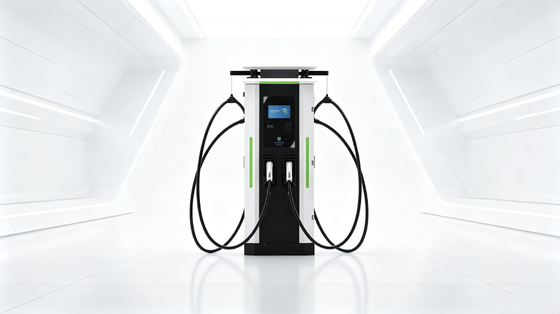 سعر جيد تبريد الهواء 4G Ethernet WIFI APP IP54 OCPP1.6J شاشة لمسة 10 بوصة سلسلة الندى الأبيض DC EV شاحن 120kW محطة شحن سريعة لمواقف السيارات على الطرق السريعة تطبيقات الأسطول التجاري متصل