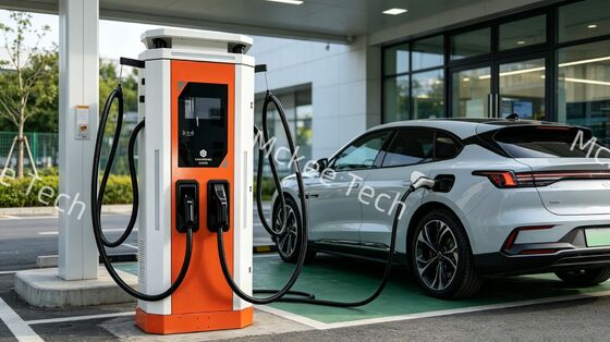 IP54 محمية بالهواء تبريد 160 كيلوواط سلسلة الندى الأبيض DC EV شاحن سريع OCPP1.6J تمكين محطة شحن بشاشة لمسة 10 بوصة للشاحنات الصناعية الثقيلة الأسطول التجاري